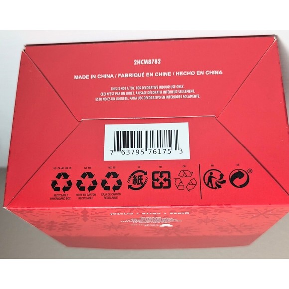 Hallmark GLASS Christmas Ornament Disney Mickey Mouse Ears BLACK Box - Picture 5 of 5